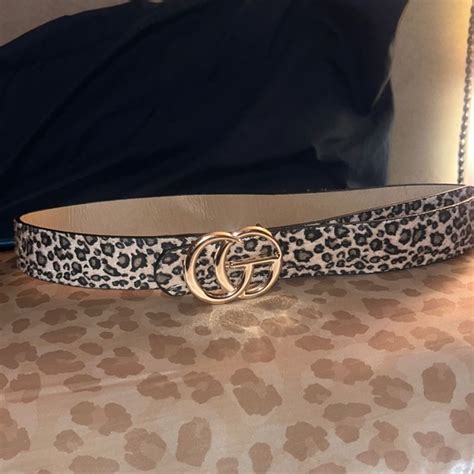 cheetah gucci belt|gucci leather belt.